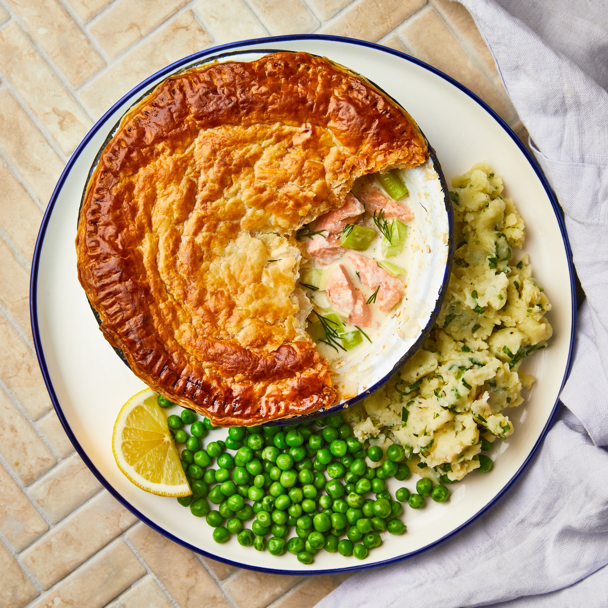 Salmon and Dill Pie