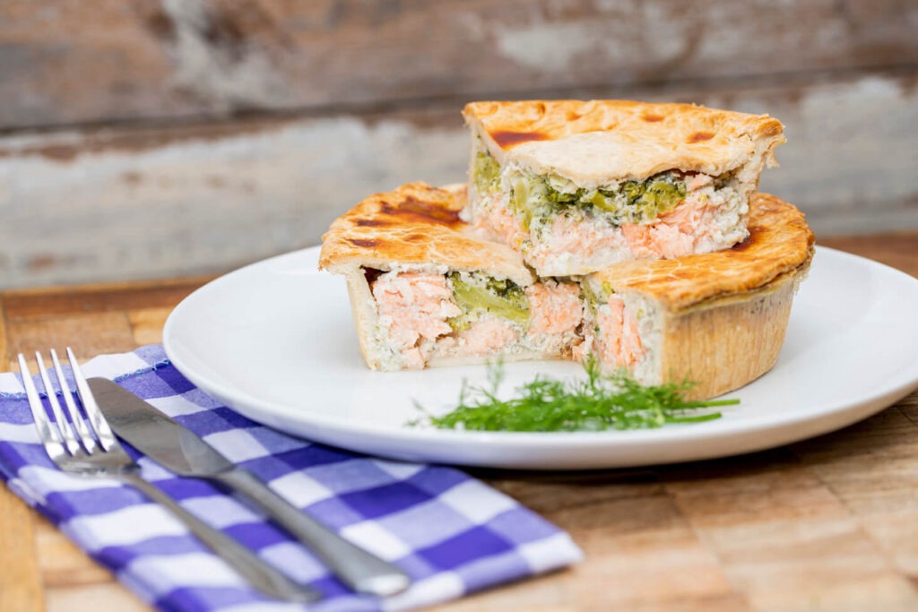 Salmon and Dill Pie